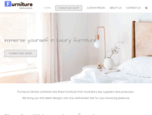Tablet Screenshot of furniturecentral.com.au
